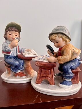 Goebel  "Today's Children" 1970’s coin, collector, and stamp collector